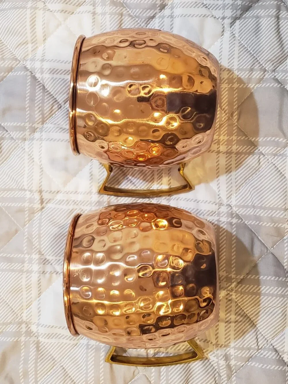 Two 16oz Copper Moscow Mule mugs